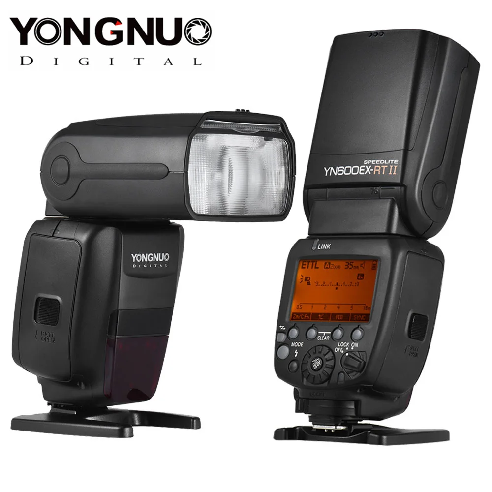 Беспроводная вспышка YONGNUO YN600EX-RT II 2 4G HSS 1/8000s Master Flash Speedlite для камеры Canon 600EX RT YN6000 EX |