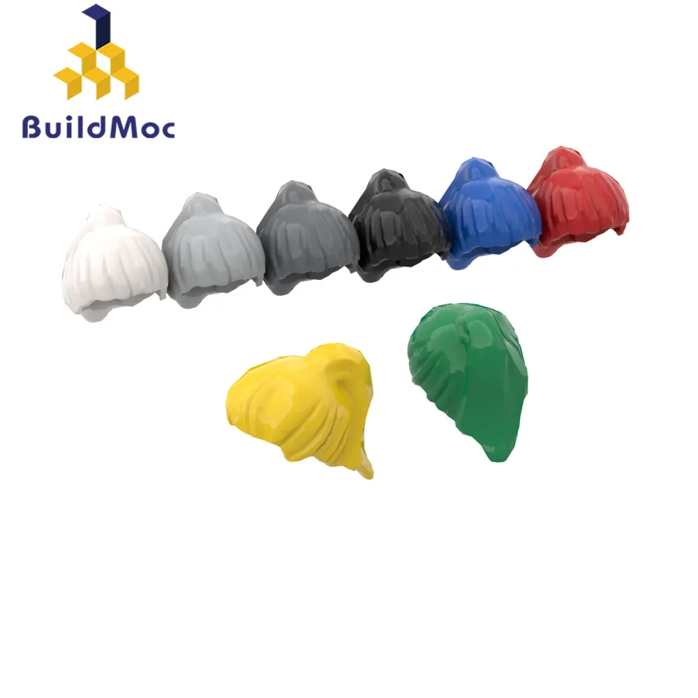 

BuildMOC 6093 WIG, PONYTAIL For Building Blocks Parts DIY Construction Classic Brand gift Toys