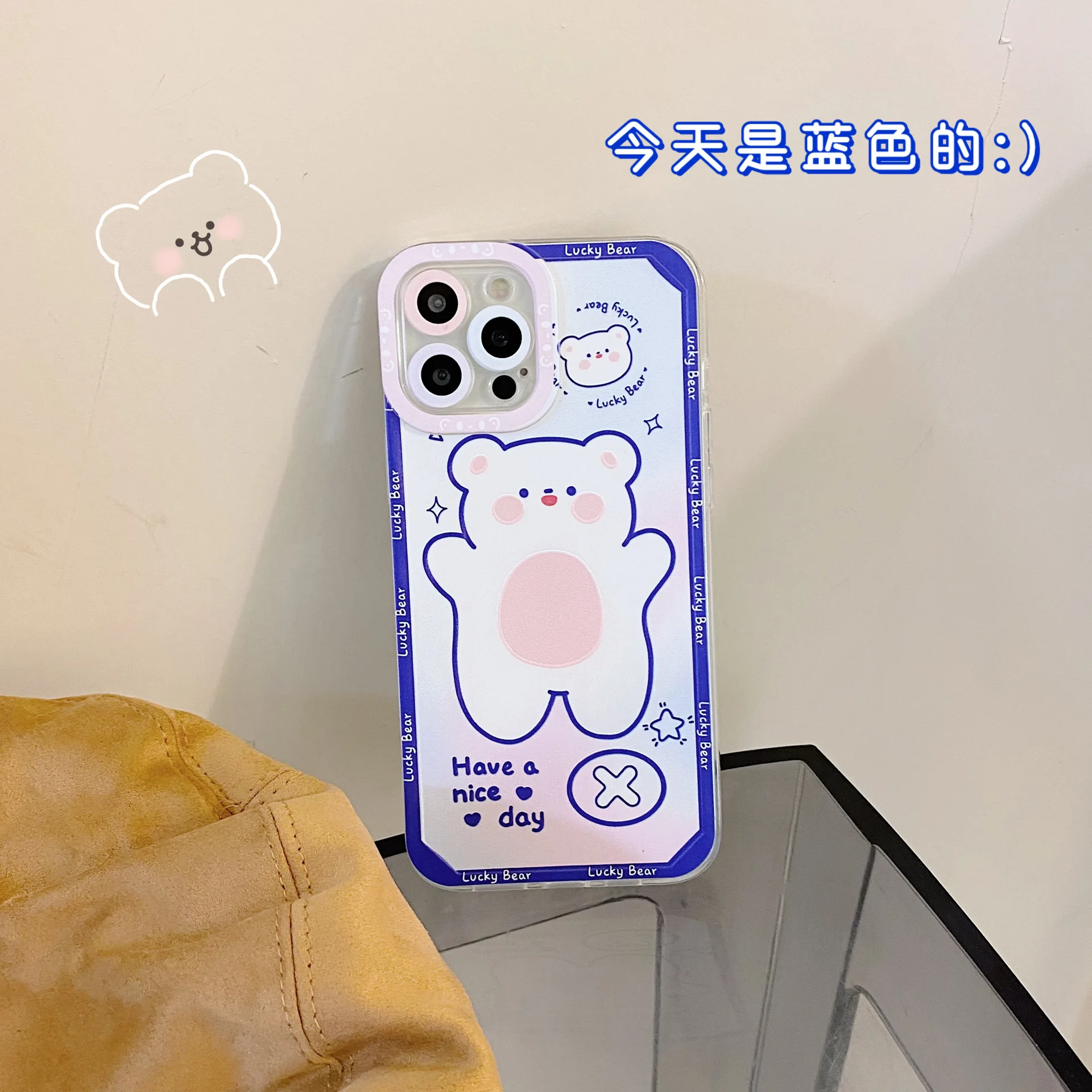 

Новый милый медведь для Apple iPhone 12 Pro 7 8 Plus 11 X XS Max Mini XR 13 Pro Max Силиконовый ТПУ чехол для телефона подходит