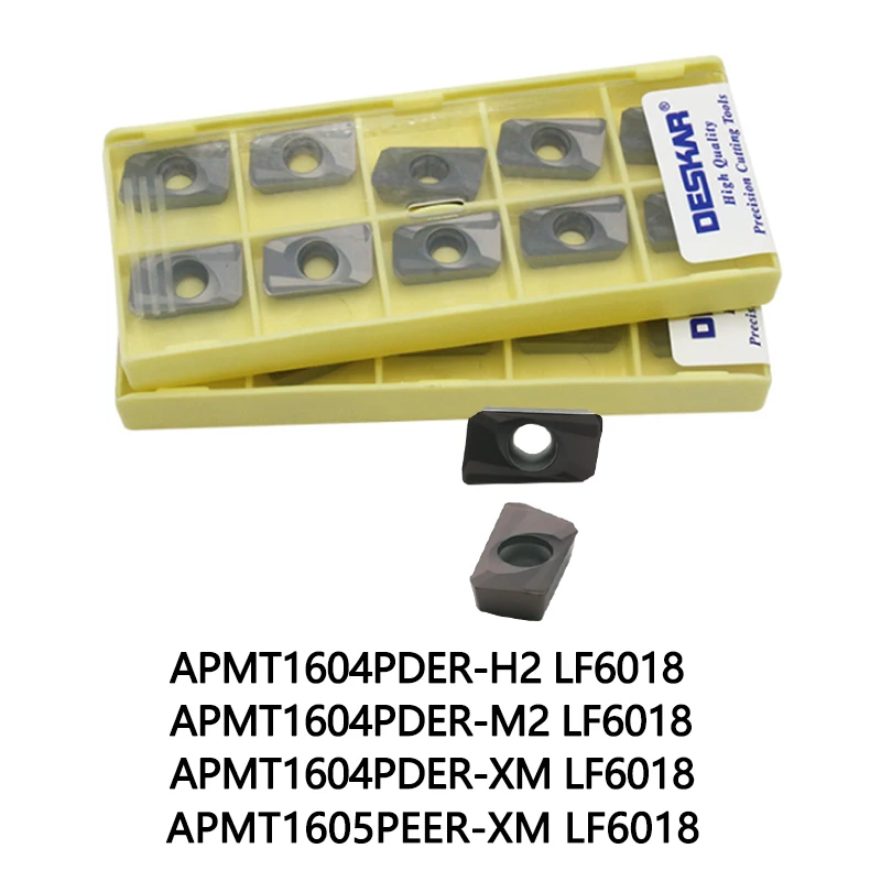 10 шт. DESKAR фреза APMT1604PDER H2 M2 APMT1605PDER XM LF6018 токарный станок из нержавеющей