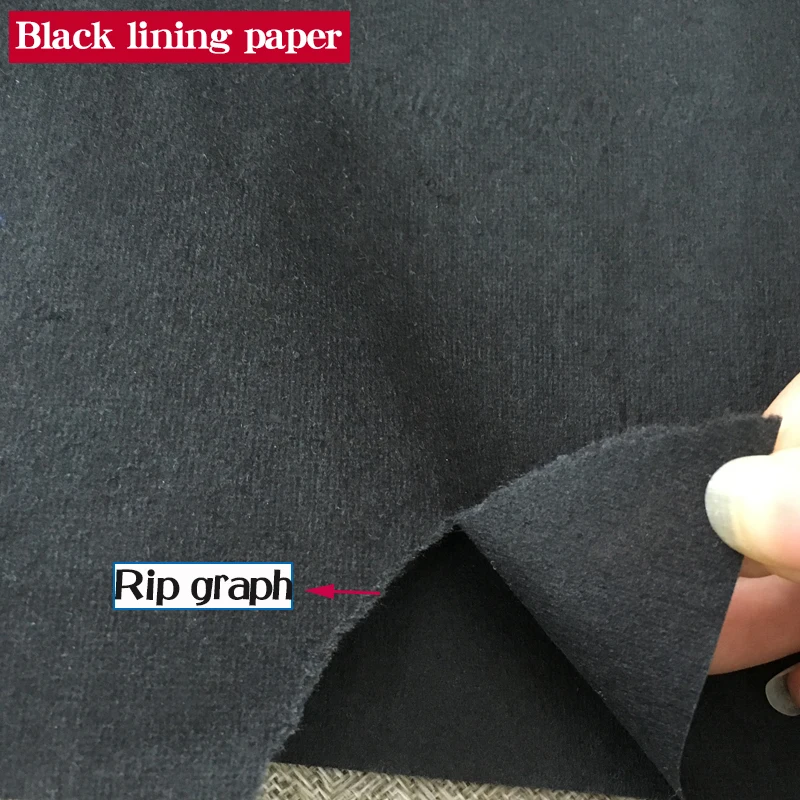 Черная специальная бумажная подкладка для компьютерной вышивки