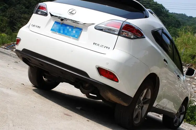 ABS Хромированная передняя+ задняя противотуманная фара Накладка для LEXUS RX270 RX350 RX450 RX450H 2012 2013