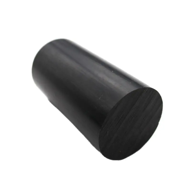

10x500mm PVC Rod Black Plastic Engineering Round Bar