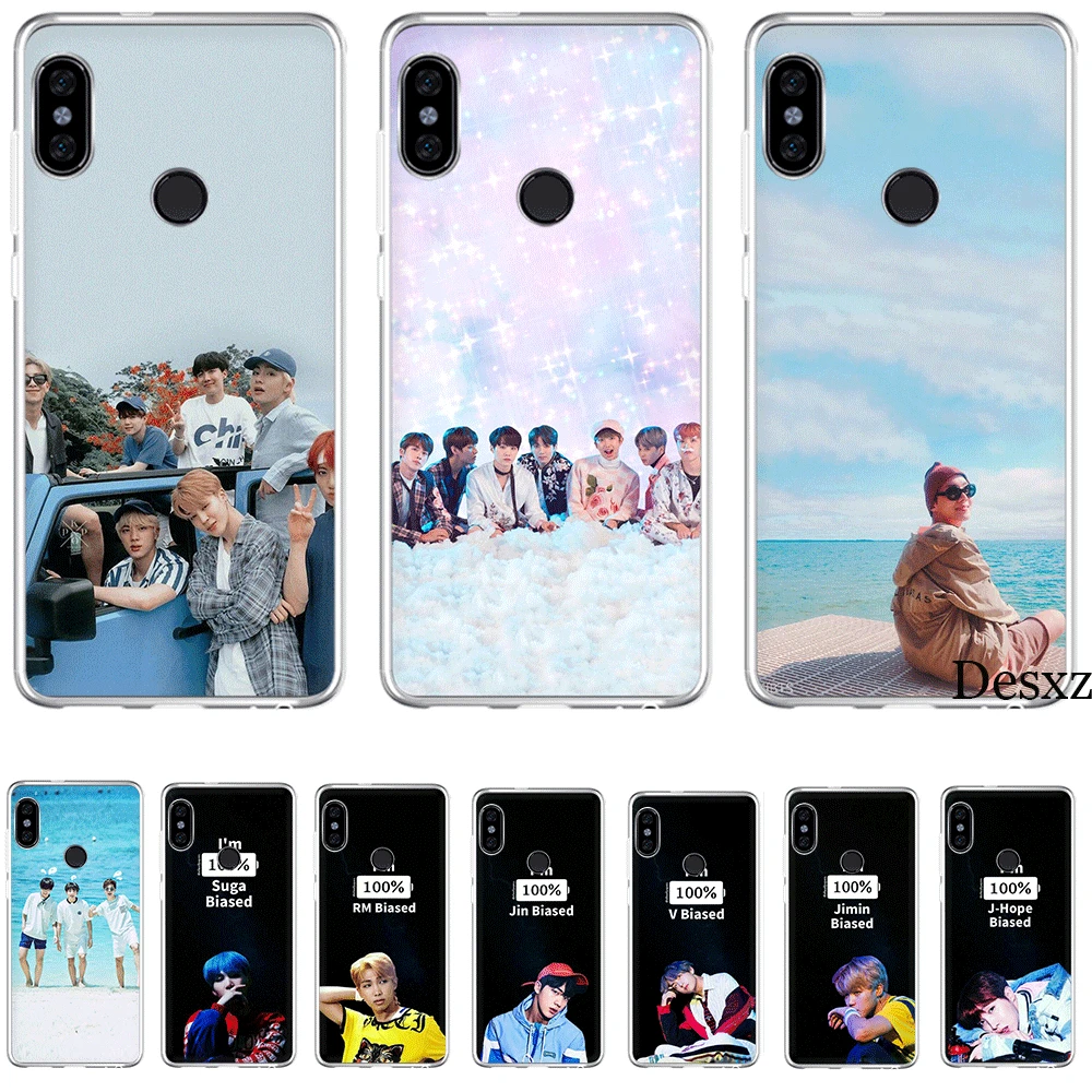 Мобильный телефон чехол для Xiaomi Redmi Note 4 4X 3 5 6 7 Pro 5A K30 Poco X2 Жесткий Чехол Rap RM JIMIN JIN SUGA