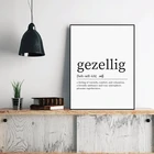 Картина на холсте голландского разрешения, современные минималистичные плакаты, словарь, искусство, офисное настенное украшение для дома