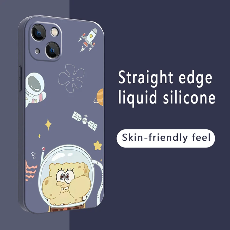 

Cartoon-SpongeBob-Patrick-Star HOT Case For iPhone 12 13 Pro MAX Mini 11 Pro MAX X SR 6 6S 7 8 Plus XS MAX Silicone Cover Funda