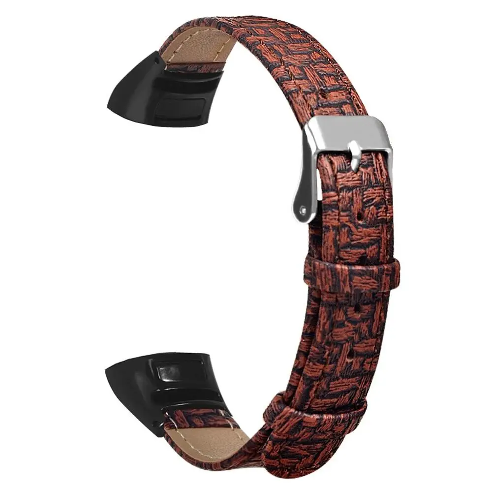 J Замена волоконно-кожаных часов Ремешок Браслет для huawei Honor Band 5/4 унисекс тонкий ремешок 10 стилей роскошный модный подарок - Цвет ремешка: J