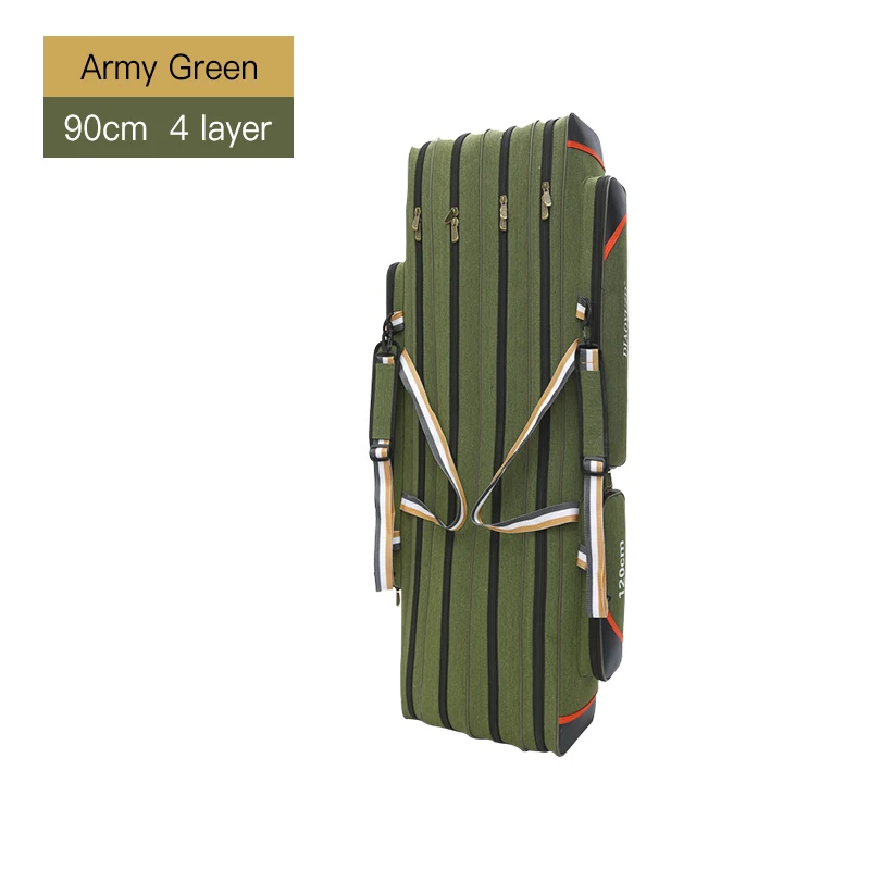 4 Layer 90cm AG 2/3/4 слоя из плотной ткани на открытом воздухе мешок рыболовной удочки Водонепроницаемый сумки для рыбалки рыболовные снасти сумка Многофункциональный рюкзак для рыбалки XA157G - Цвет: 4 Layer 90cm AG