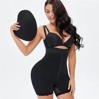 women sexy bodysuit with hip pads slimming underwear big buttockes body shaper belly compression shapewear plus size lose weight