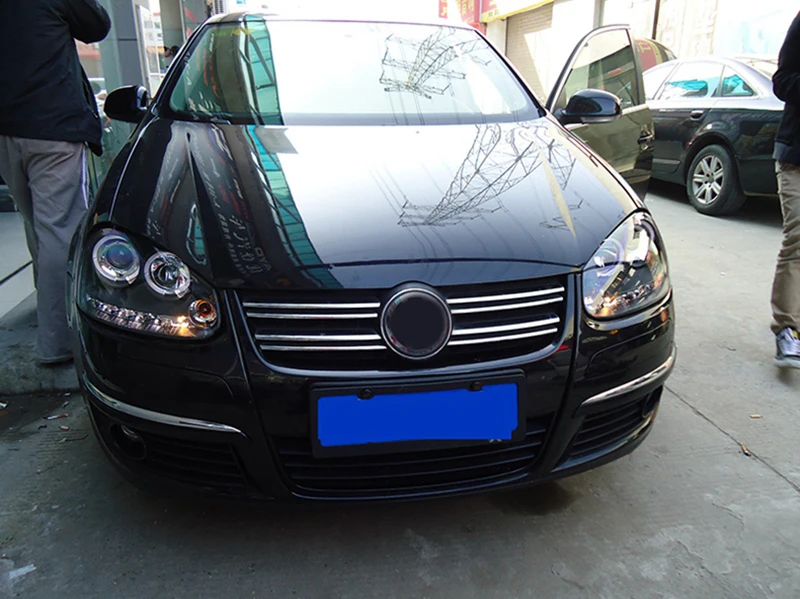 AKD автомобильный Стайлинг для VW Jetta фары 2006-2010 Jetta Mk5 светодиодный налобный фонарь светодиодный DRL Биксеноновые линзы Высокий Низкий луч парковка