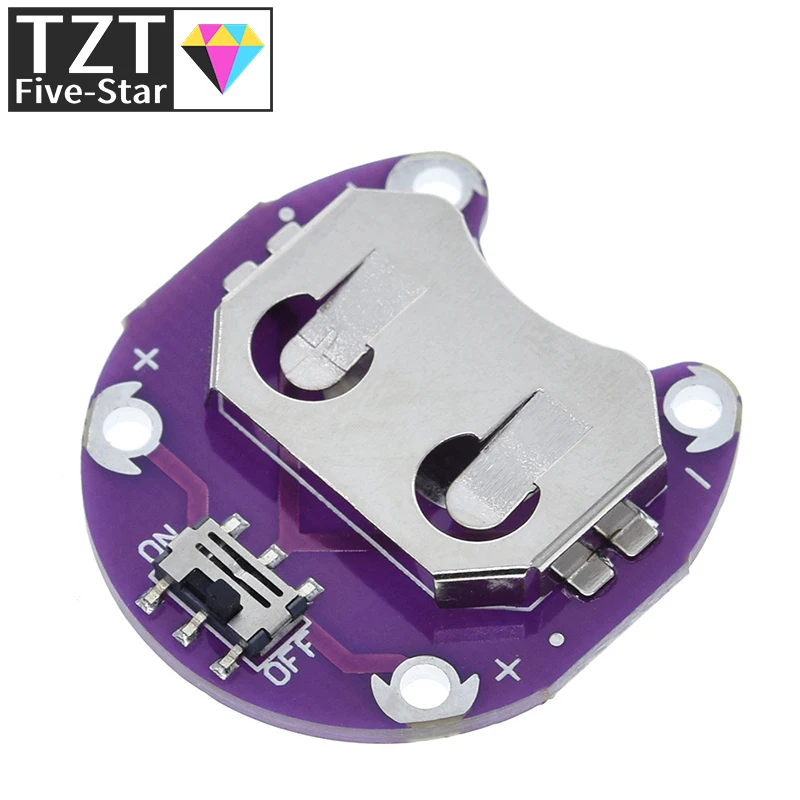 Держатель для аккумулятора LilyPad CR2032 модуль крепления батареи arduino Комплект