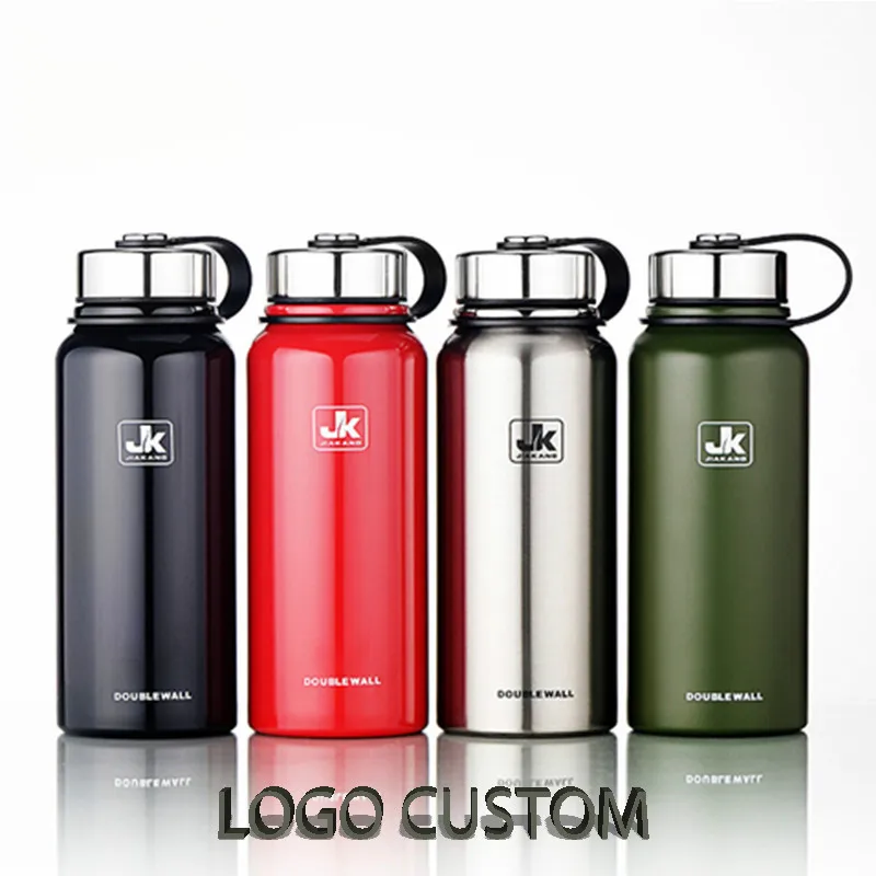

4 Sizes Double Wall Stainless Steel Vacuum Flasks Thermos Cup Coffee Tea Milk Travel Mug Thermo Bottle Gift Thermocup 500-1500ml