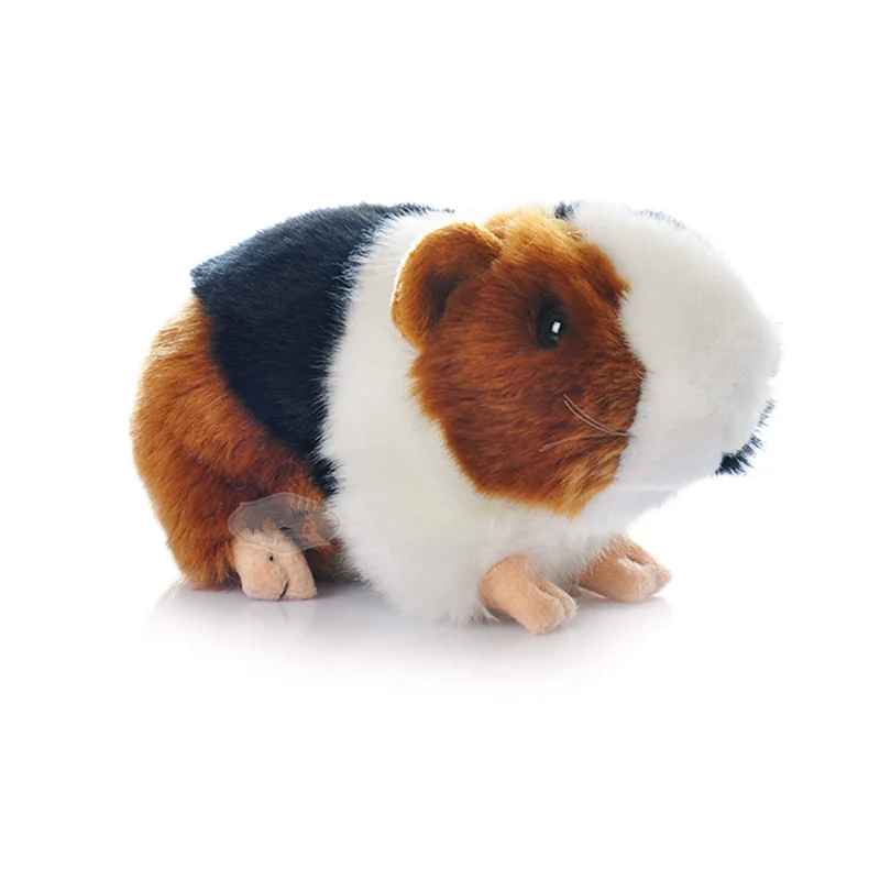 

1PC Guinea Pig Collectable Plush Realistic Soft Toy Simulation Cute Animal Doll 18cm KYY1083