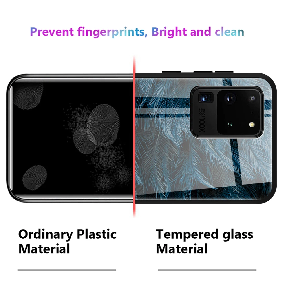 Planet Starry Phone Case For Samsung Galaxy S20 S22 Ultra S21 Plus FE Glass Case A52 A52S 5G A51 A72 A71 A12 A32 Note 20 Ultra