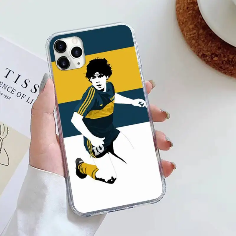 

Maradona Argentina Phone Case For iphone 12 5 5s 5c se 6 6s 7 8 plus x xs xr 11 pro max mini