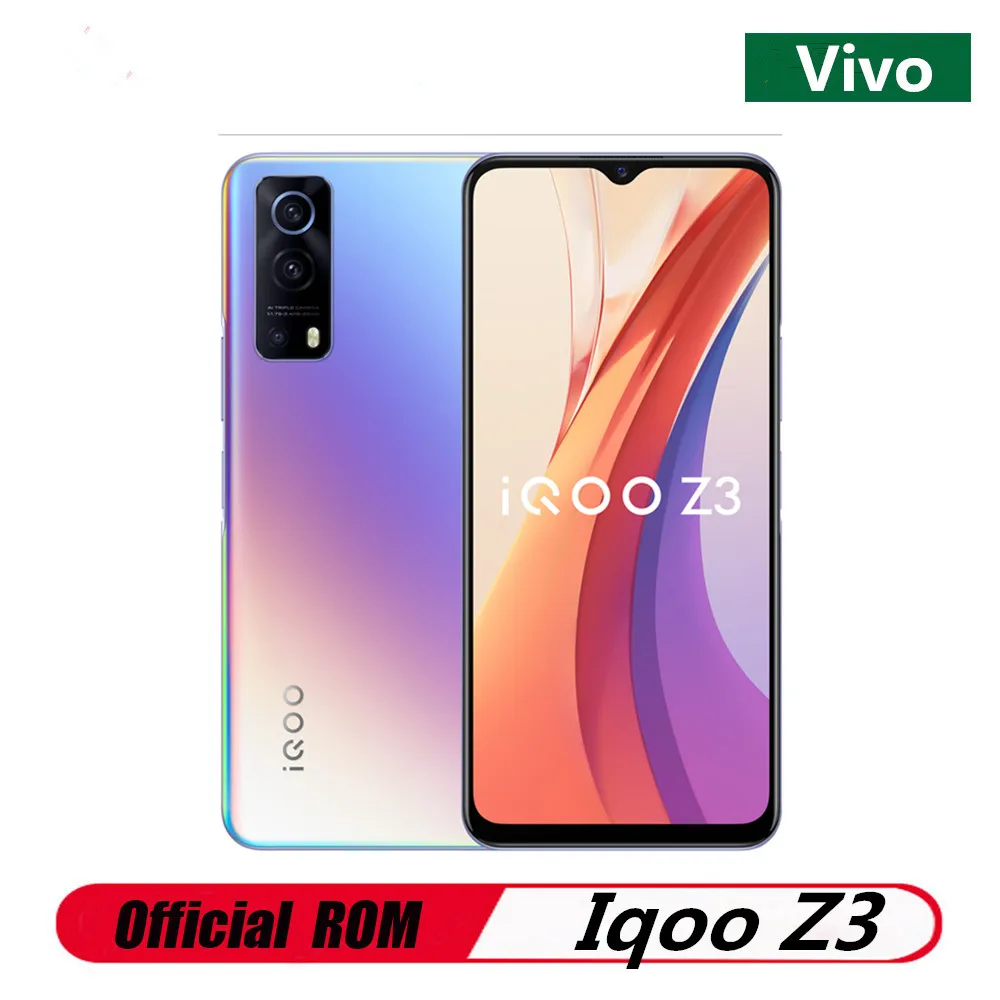 DHL Быстрая доставка Vivo Iqoo Z3 5G сотовый телефон 6 58 &quot120 Гц 8 Гб Оперативная память 256