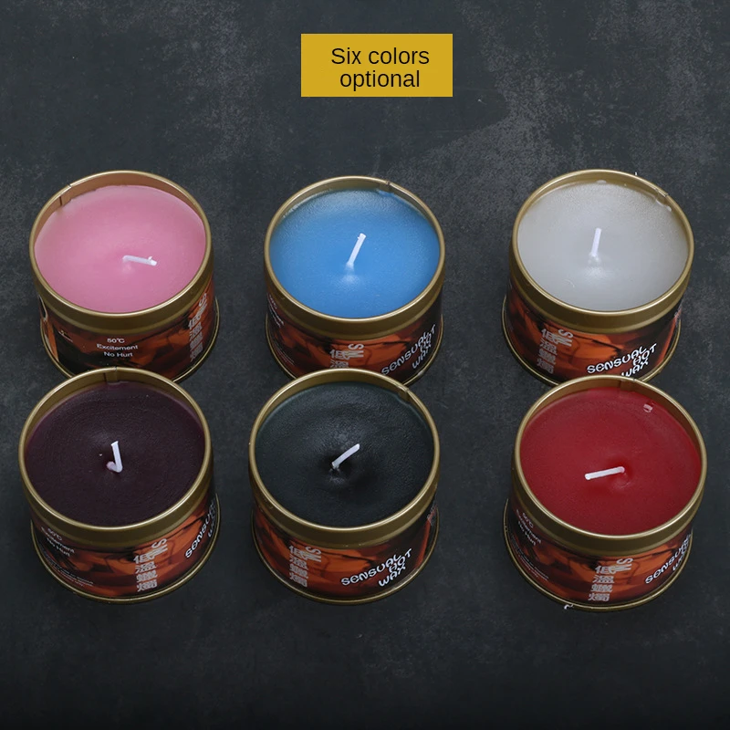 Жестяная консервированная низкотемпературная свеча БДСМ секс-свеча капельная