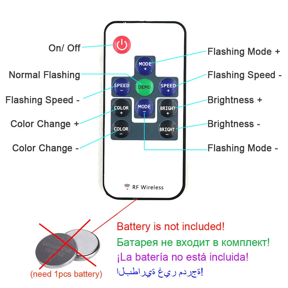 Радиочастотный беспроводной RGB-контроль коннектор постоянного тока для
