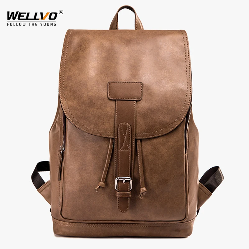 Водонепроницаемый ПУ кожаный мужской многофункциональный повседневный деловой