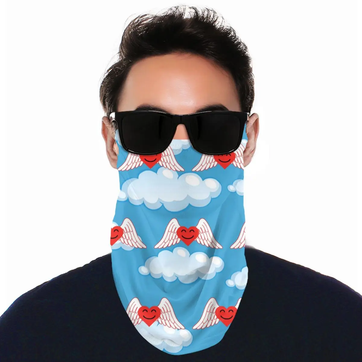 

Hanging ear windproof face towel Printed outdoor face towel Cycling hiking fishing tube scarf men and women yoga headscarves