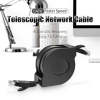 cncob cat 6 retractable ethernet cable 5 9 ft rj45 8p8c ultra flat gigabit network cable laptop internet connection jumper 1 8m