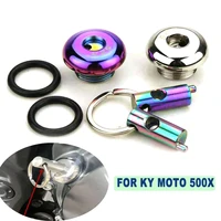 motorcycle anti theft engine oil dipstick modification for ky moto ky 500x