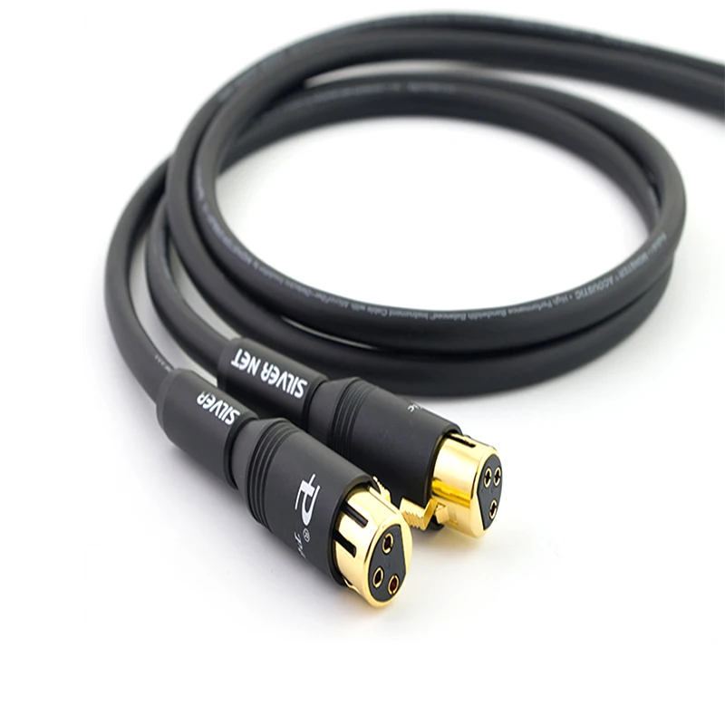 Аудиокабель HIFI 2 RCA Dual XLR кабель с штекером на Женский для детской студии