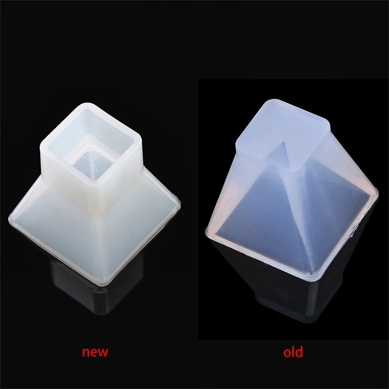 

1piece DIY Pyramid Epoxy Mould Transparent Clay Molds Resin Decorative Craft Jewelry Making Mold for Jewelry Beads Making