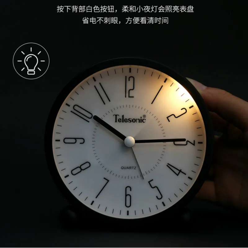 Маленький светящийся Громкий будильник простые светящиеся Смарт-часы