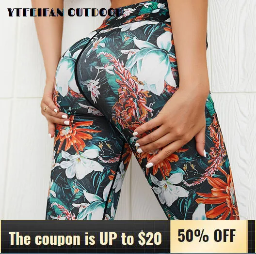 

Women Workout Clothes Flower Print Yoga Fitness Suit 2 Piece Set Sports Bra Seamless Leggings Activewear Comfortable Breathable