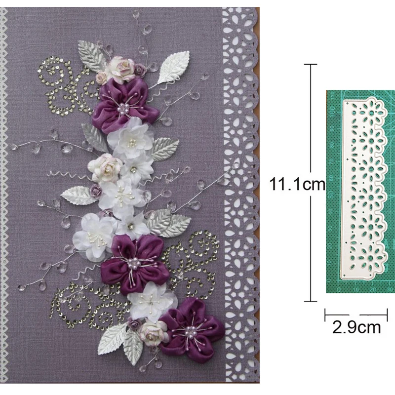 

Craft dies metal cutting dies cut die mold lace strip frame Scrapbooking dies crafts paper knife mould blade punch stencils dies
