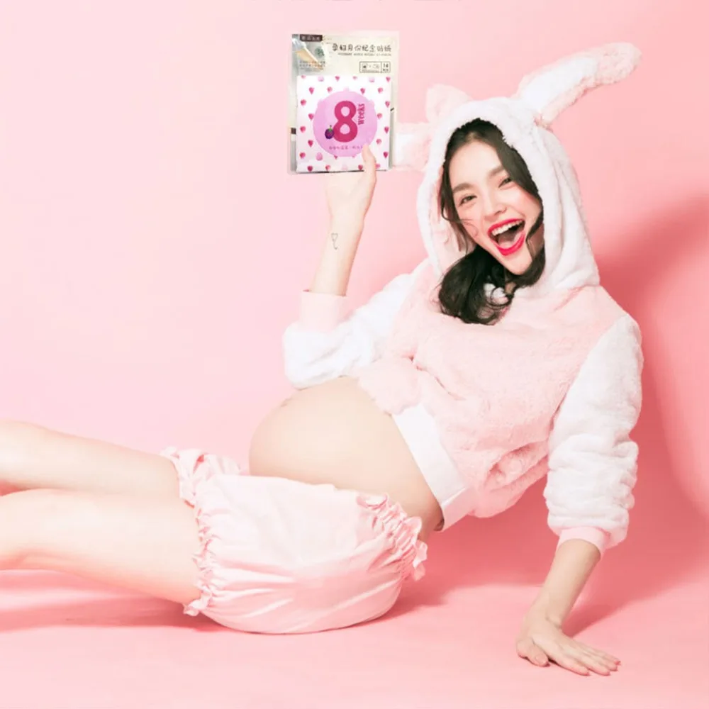 Наклейка на месяц 14 шт./компл.|Наклейки для творчества| |