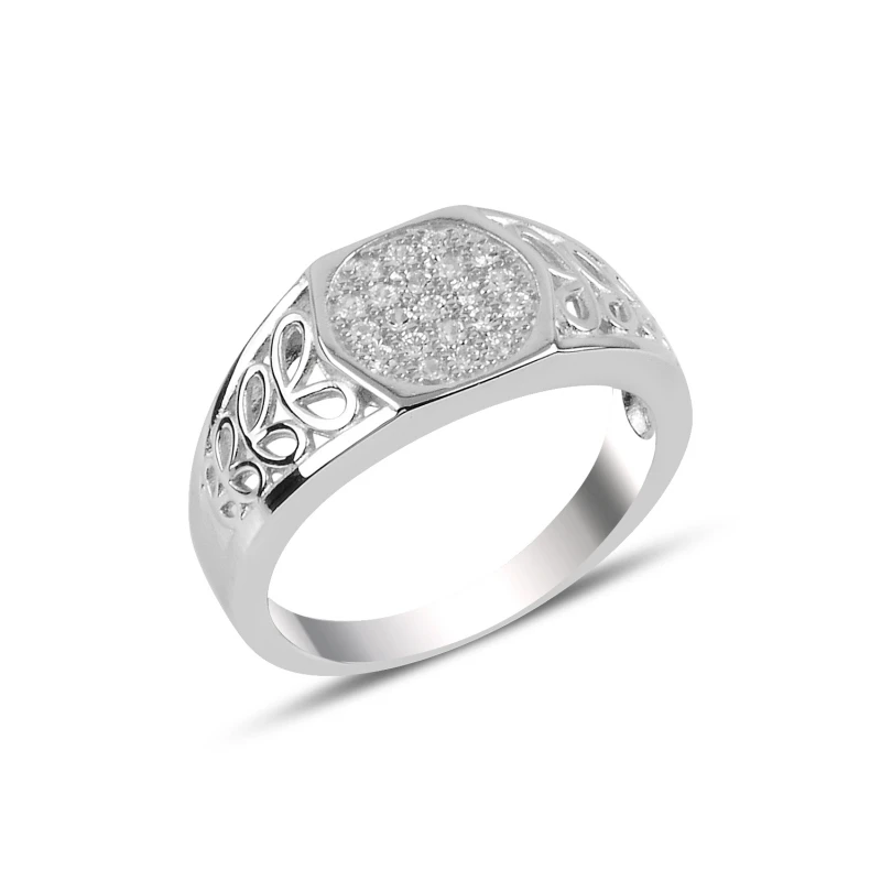 

Серебряное циркониевое кольцо Silverlina