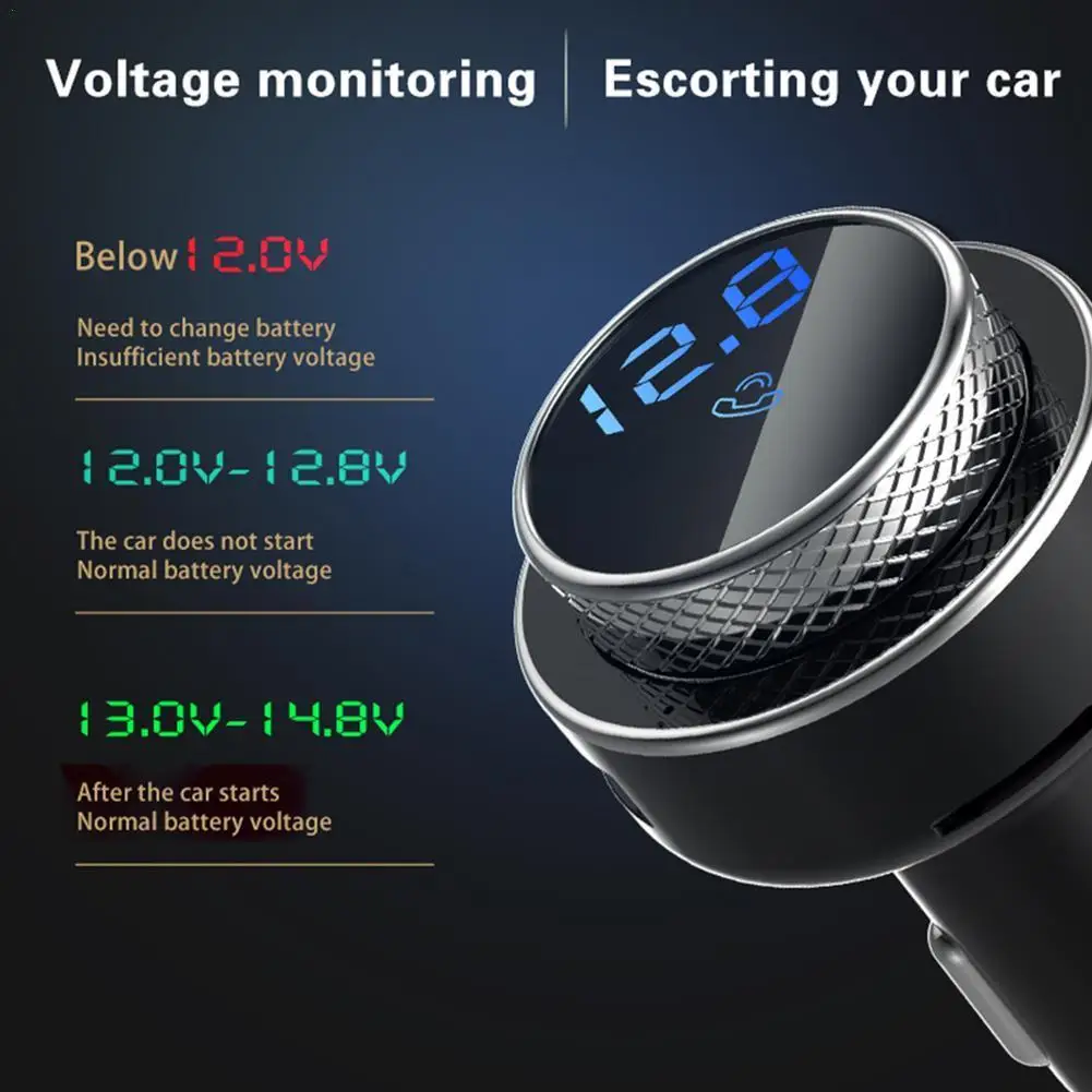

Multifunctional car player GC16 - Car FM Transmitter, MP3 Player, Phone Fast Charger, Wireless Modulator, TF, U Disk, Dual USB