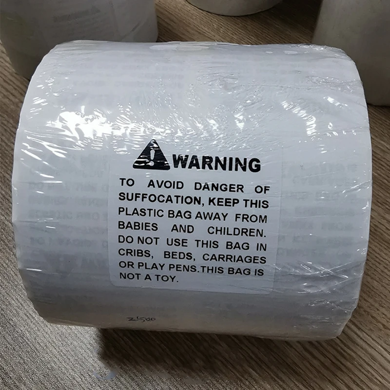 

1000Pcs Custom Copper Sticker Warning Label, Danger Label, Anti-suffocation Warning Label,Bar Code Label,Explosives Label