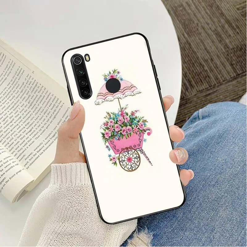 

YNDFCNB flowers art Phone Case For Redmi note 8Pro 8T 6Pro 6A 9 Redmi 8 7 7A note 5 5A note 7 case