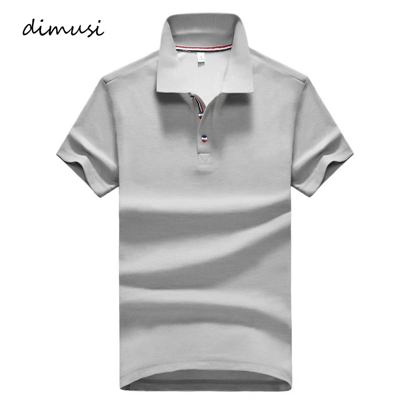 

DIMUSI Summer Men's Polo shirts Fashion Men Short Sleeve Breathable Polos Shirts Male Sports Slim Tops Tees Para Hombre Clothing