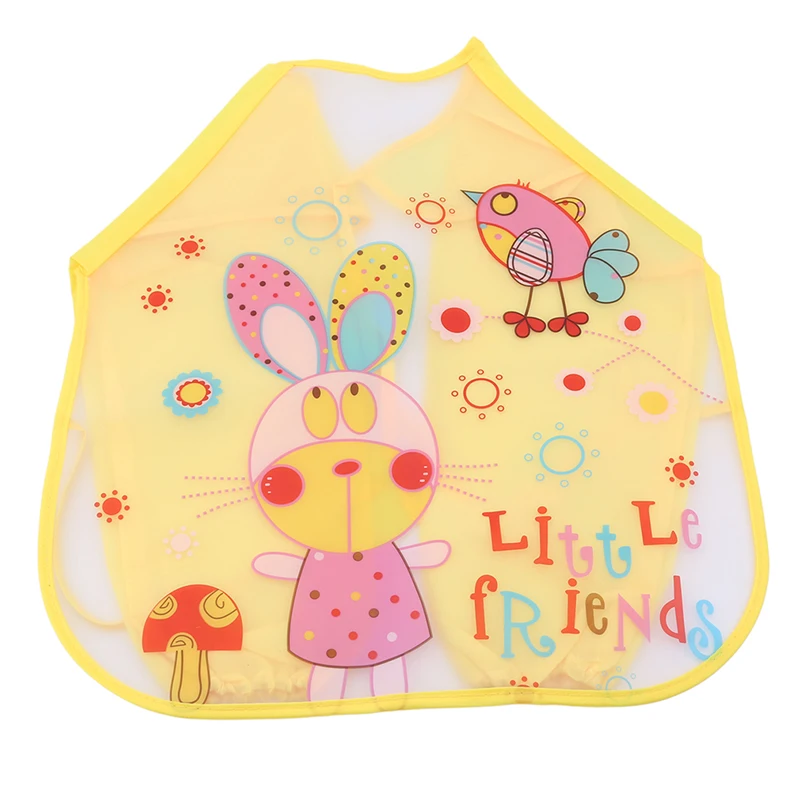 

Cute Baby Bibs Waterproof Long Sleeve Apron Children Feeding Smock Bib Burp Clothes Soft Eat Toddler Baberos Bavoir Clothing