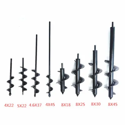 

Garden Planter Spiral Drill Bit Flower Bulb Hex Shaft Auger Yard Gardening Bedding Planting Post Hole Digger Tools