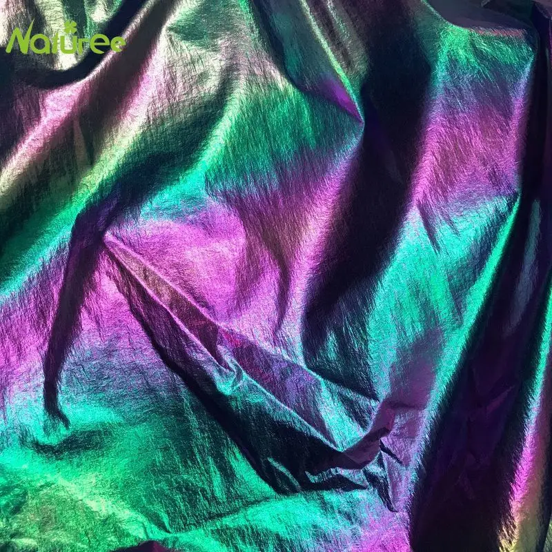 Блестящая яркая бронзовая ткань из спандекса 145 см материал для шитья