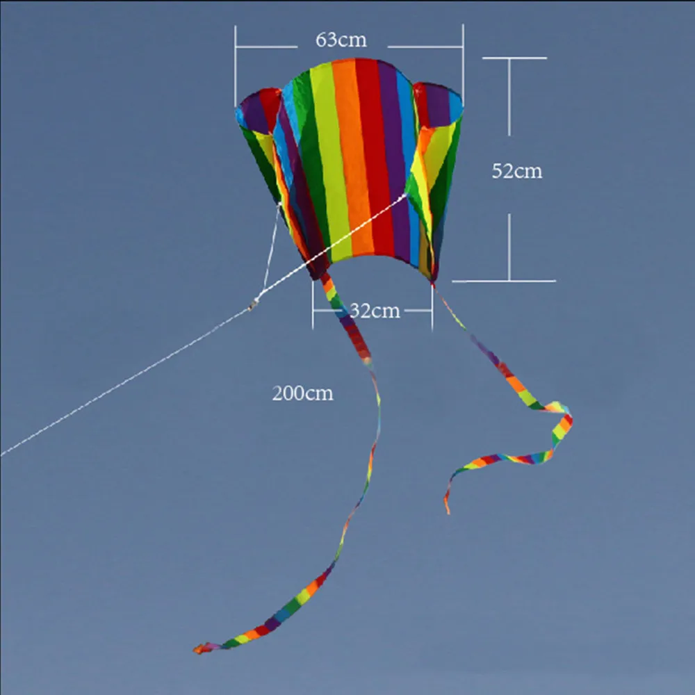 Мощный воздушный змей забавные уличные игрушки парашют Parafoil Двухлинейные для