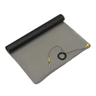 1 шт. 70*50 см, черное настольное антистатическое заземление ESD матовый Силиконовый коврик с кабелем Mayitr для ремонта телефонов, ПК, ноутбуков