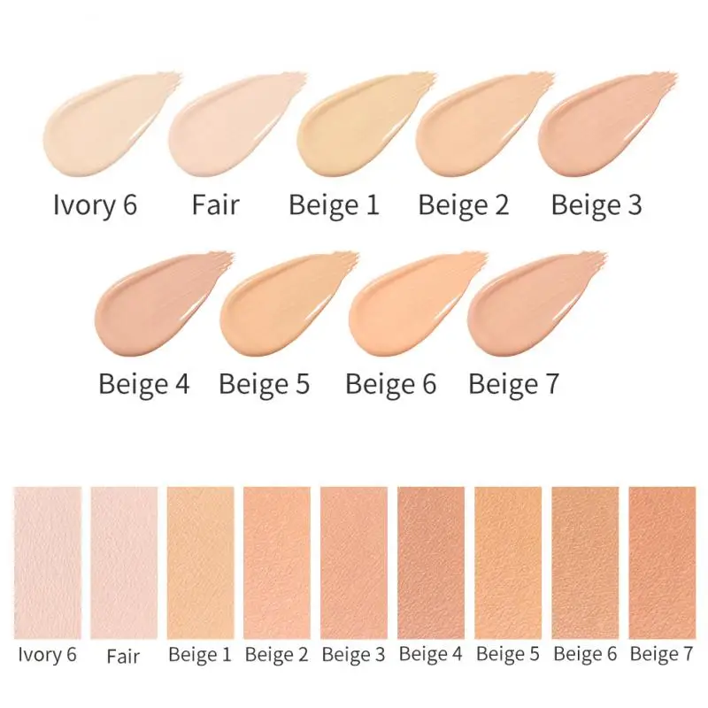 MISS ROSE 9 оттенков крем для лица легкий водостойкий жидкий основа макияжа Гладкий