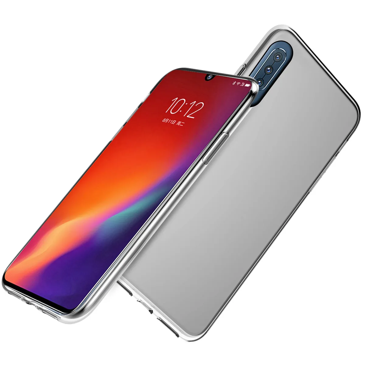 For Lenovo Z6 Back Case Slim Fit Soft TPU Shockproof Non-Slip Phone Protective Cover Transparent Color Coque Fundas |
