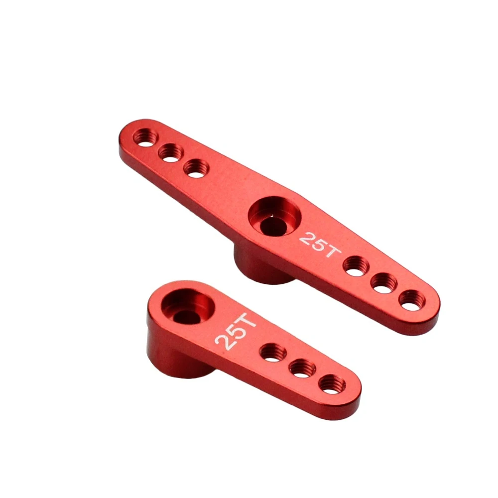 2 pcs 25T Алюминиевый RC сервопривод рожок для ручки для Futaba Savox Xcore HL HSP HD инструменты для радиоуправления - Цвет: 2 pcs