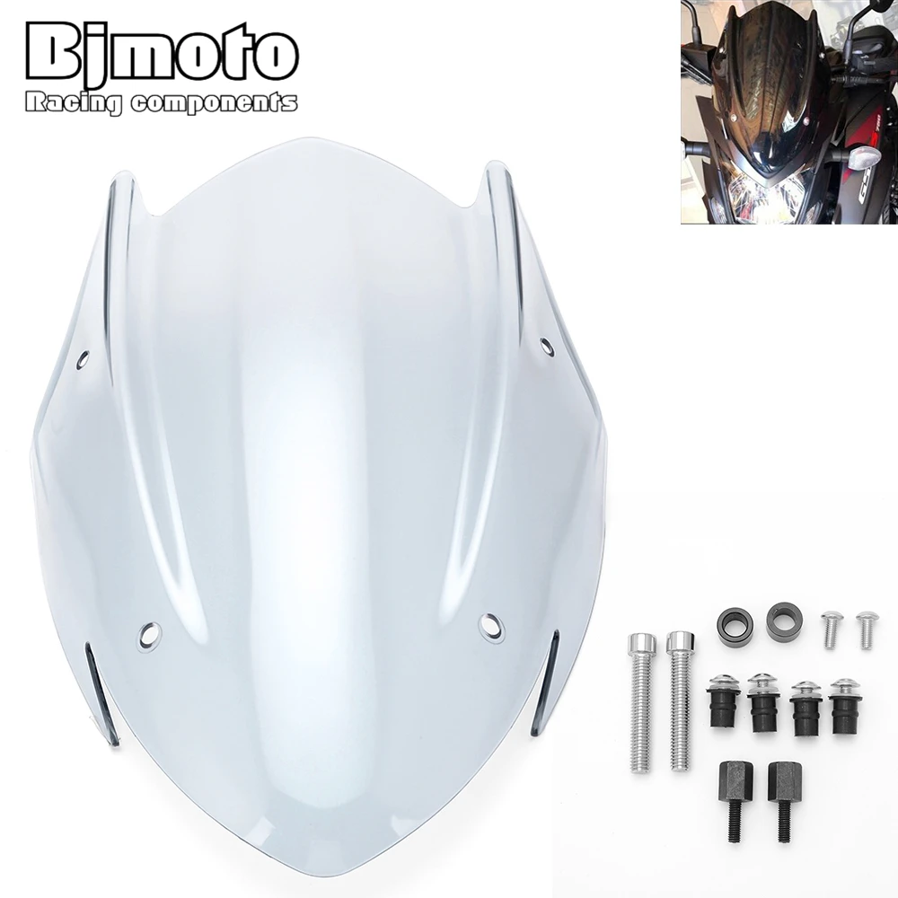 

For Suzuki GSX-S750 GSXS750 GSX-S GSXS 750 2017 2018 2020 Motocross Windshield Windscreen ABS Screen Cafe Side Mounting Bracket
