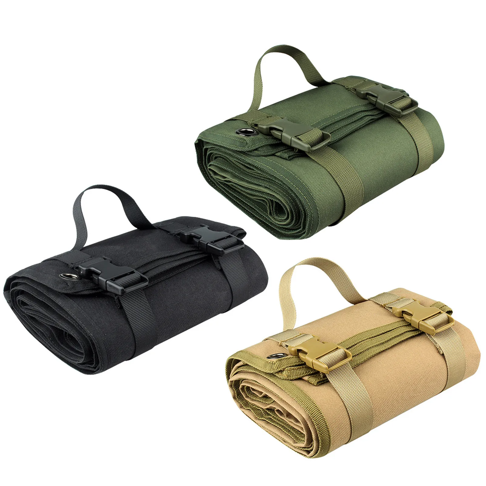 

Уличный Тактический коврик для стрельбы, водонепроницаемый охотничий коврик, скручивающийся нескользящий 900D нейлоновый складной коврик д...