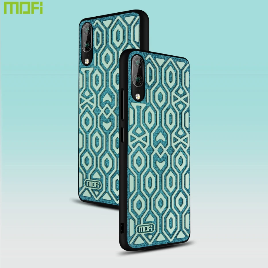 Чехол P20 Pro Mofi для Huawei, нескользящий, предотвращающий падения, скользкий, стереоскопический, мягкий, зеленый.