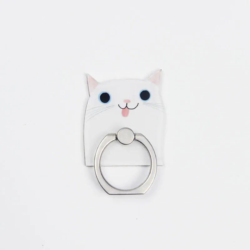 360 градусов мультяшный Кот кольцо на палец подставка для смартфона держатель iPhone