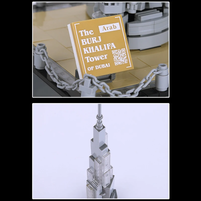Набор строительных блоков для детей креативная архитектура Дубай Бурдж халифа